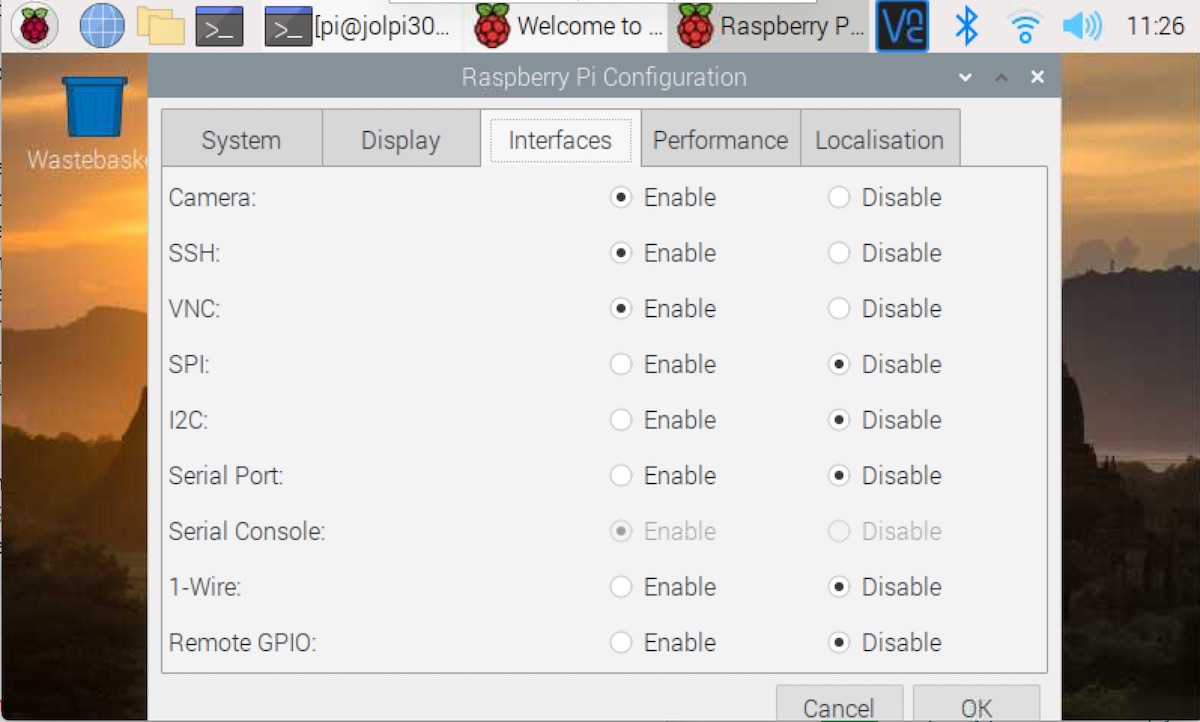Raspberry Pi Configuration Interfaces