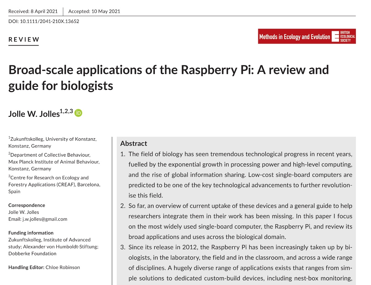Raspberry Pi Review paper