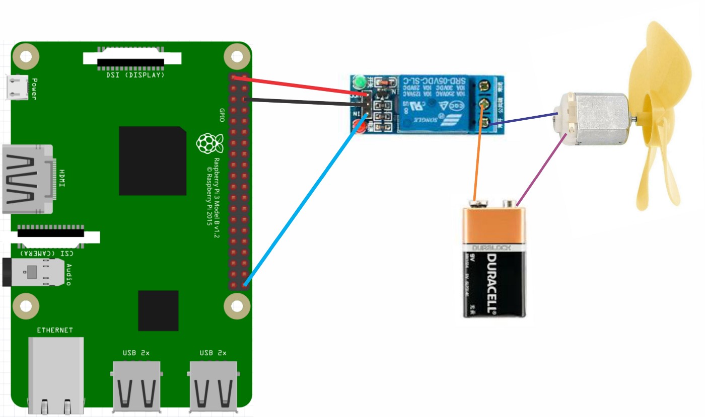 relay 9V example